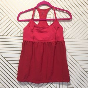 Athleta retreat style tank- Sprint Red